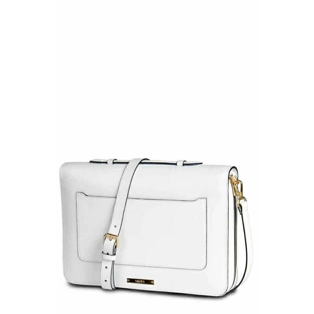 Skits Providence Brilliant Leather Tech Bag White – NEW - Picture 5 of 10